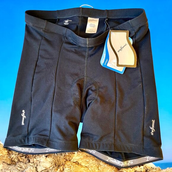 Shebeest Black Padded Cycling Bike Bicycle Shorts Dri-Style Womens XXL NEW